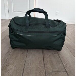 Samsonite Large Green Expandable Duffel Bag Travel Weekender Gym Luggage Carry-O